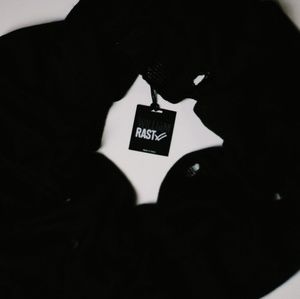 William Rast Black Distressed Scarf